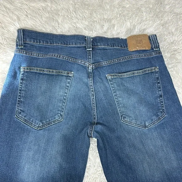 True Craft Men’s Athletic Blue Jeans 36x34 - Picture 2 of 6
